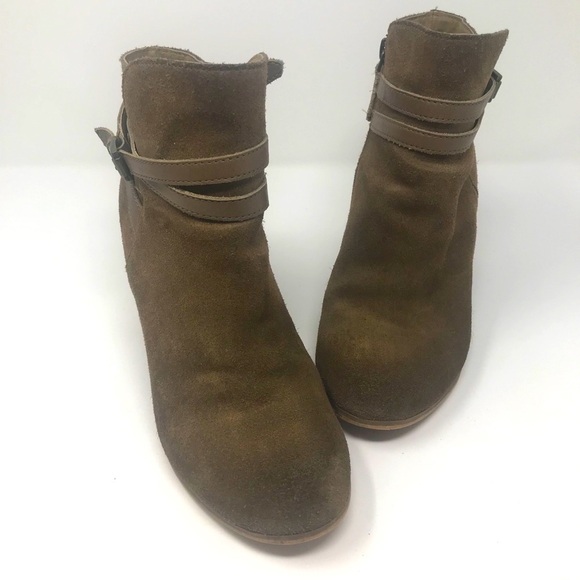 BP Women's Leather Booties – Brown Size: 7 - Picture 4 of 9